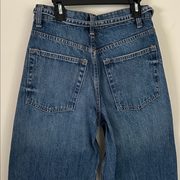 Zara jeans with skinny denim belt size 0 or 32 - Picture 8 of 8